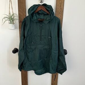 Vintage 90s Britches Green Windbreaker Jacket Coat Women’s Size Medium